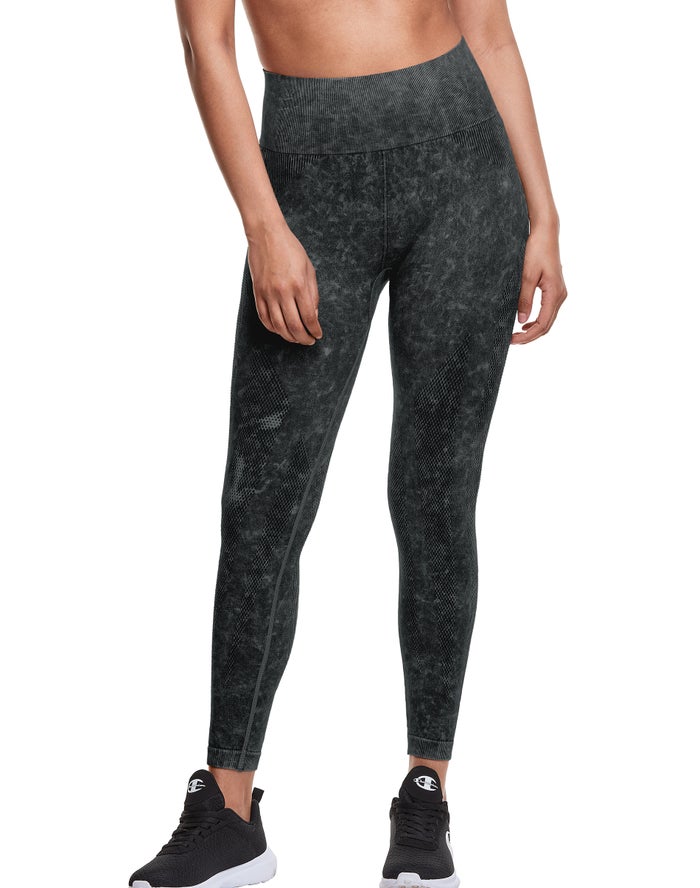 Champion Legging Dames - Zwart - Infinity Sport ( 367489-EYN )